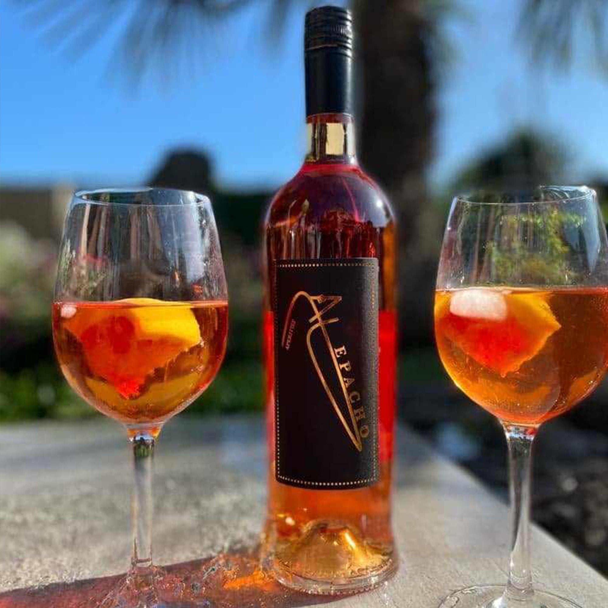 Aperitief op basis van witte wijn & passievrucht